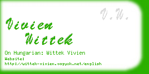 vivien wittek business card